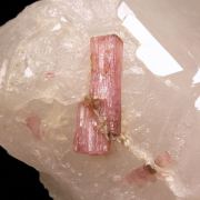 Rubellite Tourmaline on Quartz