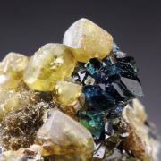 gemmy LAZULITE, SIDERITE