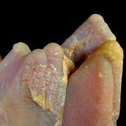 Smithsonite perimorph on Calcite