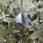Galena with Chalcopyrite and Quartz