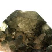 Smoky Gwindel Quartz + Chlorite.