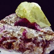 Rhodizite, tourmaline