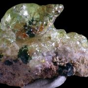 Opal var. hyalite CRAZY FLUORESCENCE