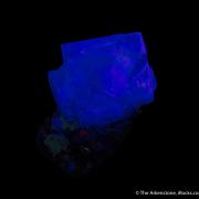 Fluorite on Arsenopyrite