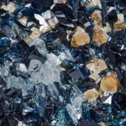 Lazulite with Siderite and Quartz