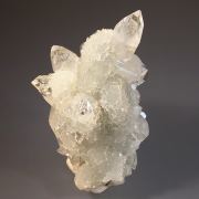 Apophyllite on Quartz