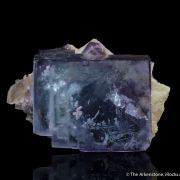 Fluorite on Quartz
