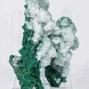 Malachite with Calcite and Cerussite
