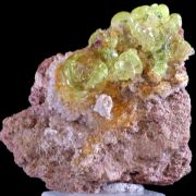 Opal var. hyalite CRAZY FLUORESCENCE