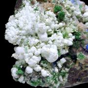 Magnesite, malachite, gypsum, dolomite