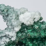 Malachite with Calcite and Cerussite