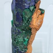 Azurite with Malachite