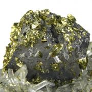 Galena with Chalcopyrite and Quartz