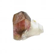 Tourmaline / (Fluor-Liddicoatite) / with Quartz
