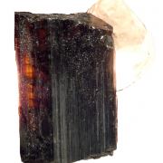 Tourmaline, quartz