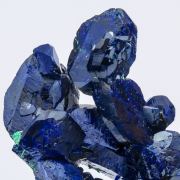 Azurite with Malachite