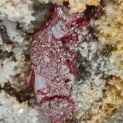 Cinnabar with Quartz