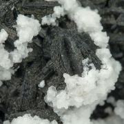 Wurtzite with Calcite and Pyrite