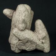 Calcite replaced by sand