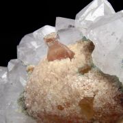 Fluorite on Quartz