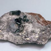 Olivenite with Quartz and Hydroniumjarosite