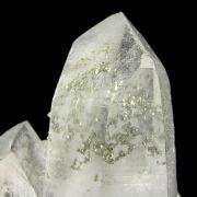 Quartz with Pyrite “phantoms”