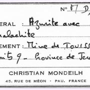 Azurite with Malachite