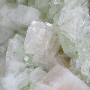 Chabazite on Prehnite