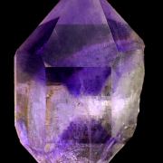 Quartz var. hourglass amethyst