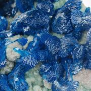 Veszelyite with Hemimorphite