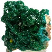 Dioptase, dolomite