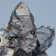 Bismuth with Calcite