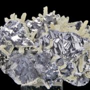 Quartz, dolomite and galena - spinel law twin