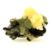 Prehnite, Stilbite, Epidote.