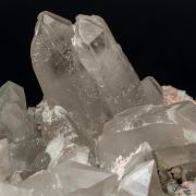 Quartz (variety smoky) with Microcline