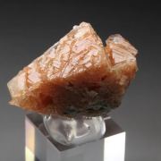 GMELINITE pseudomorph after CHABAZITE, ANALCIME