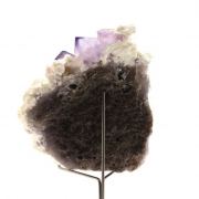 Fluorite + Orthoclase.