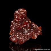 Spessartine on Smoky Quartz