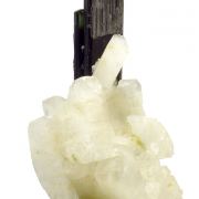 Tourmaline, albite
