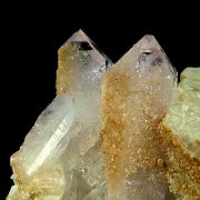 Quartz var. Amethyst, Calcite, Apophyllite