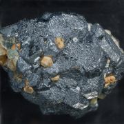 Galena with Pyrite and Calcite