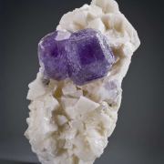Fluorite on Dolomite