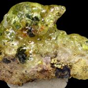 Opal var. hyalite CRAZY FLUORESCENCE