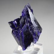 bi-terminated AZURITE twinned