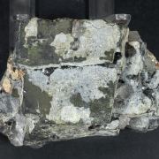 Galena with Cerussite, Plumbogummite, Quartz, Wulfenite and Baryte