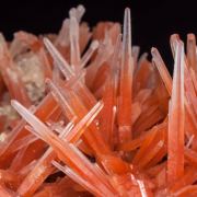 Quartz (variety red quartz) with Quartz