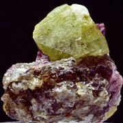 Rhodizite, tourmaline