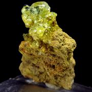 Opal var. hyalite CRAZY FLUORESCENCE