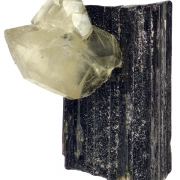 Tourmaline, quartz