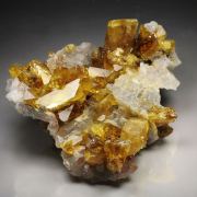 gem BARYTE bi-terminated, QUARTZ